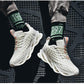Athletic Black Running Sneakers Breathable Gym Training Shoes