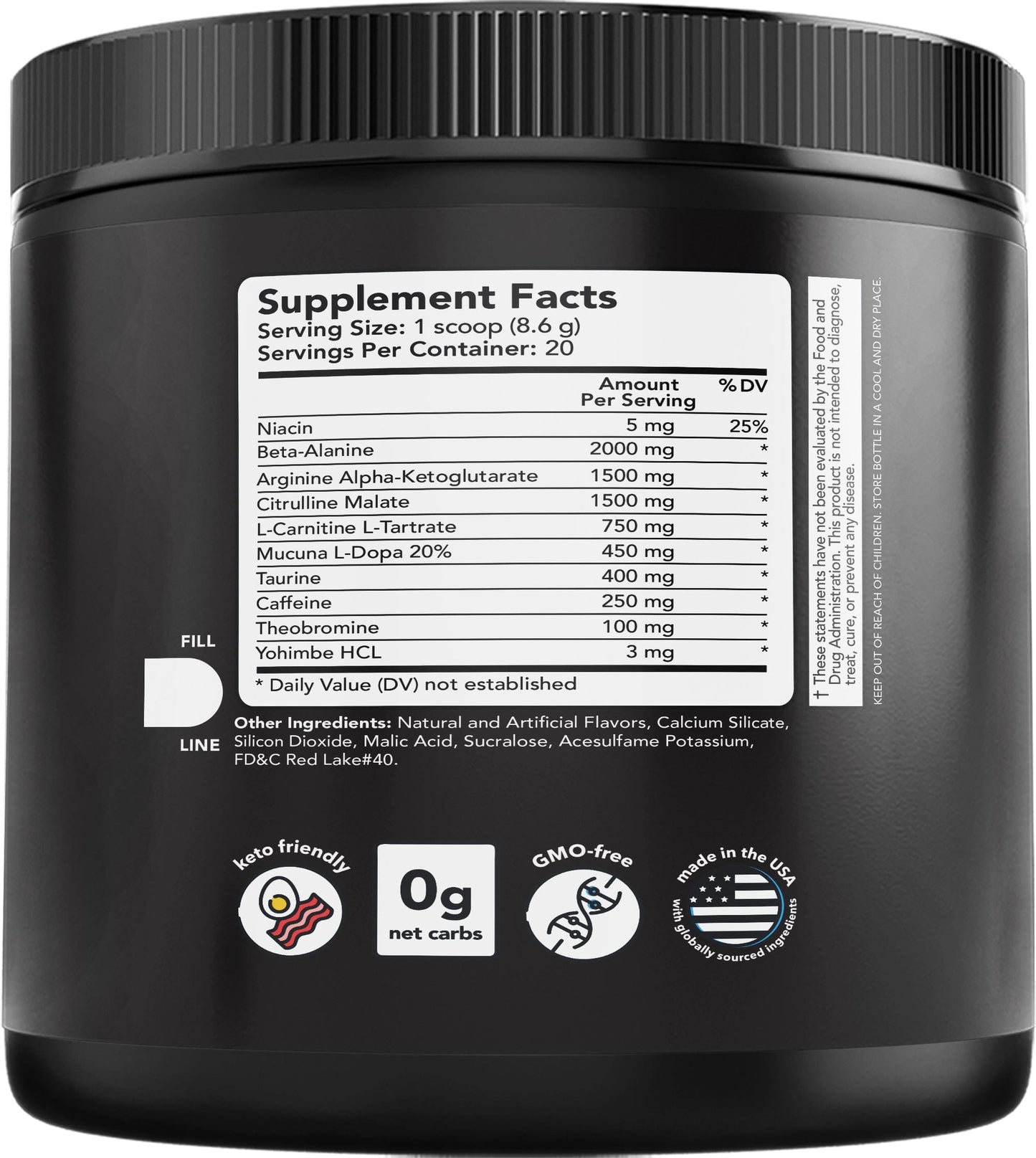 Watermelon Pre Workout Energy Focus Performance Supplement