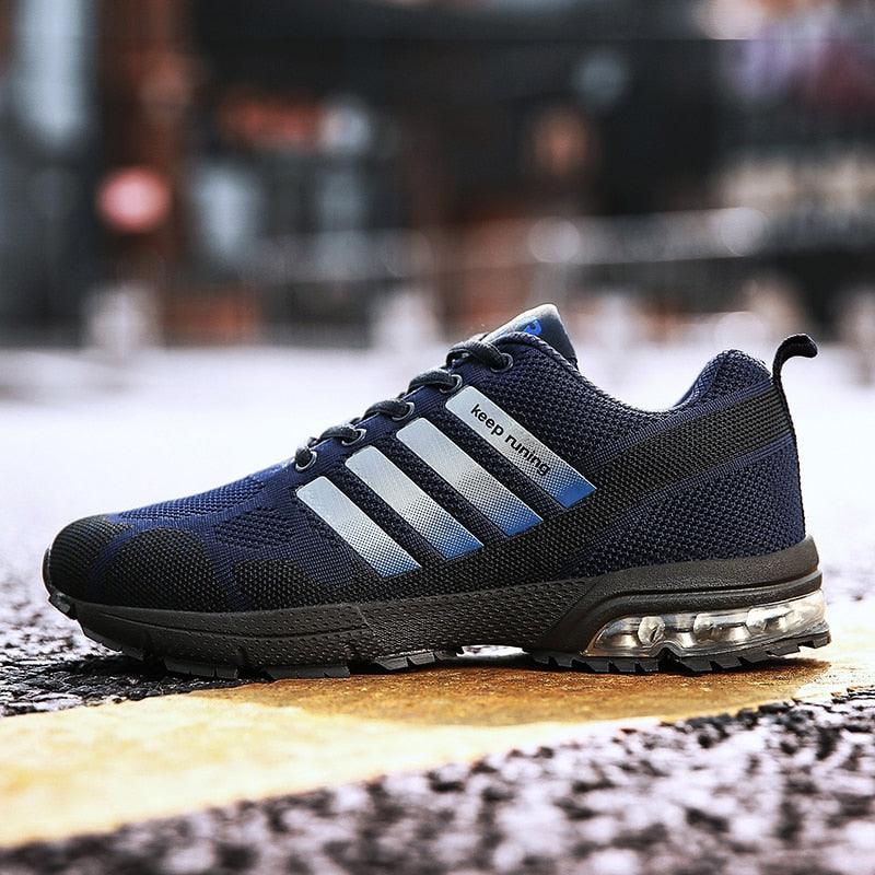 Men Air Cushion Running Sneakers Breathable Sport Shoes