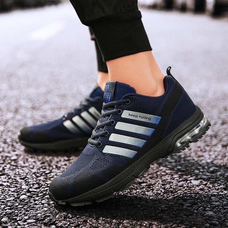Men Air Cushion Running Sneakers Breathable Sport Shoes