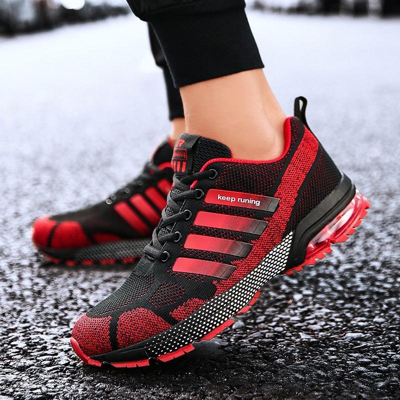 Men Air Cushion Running Sneakers Breathable Sport Shoes