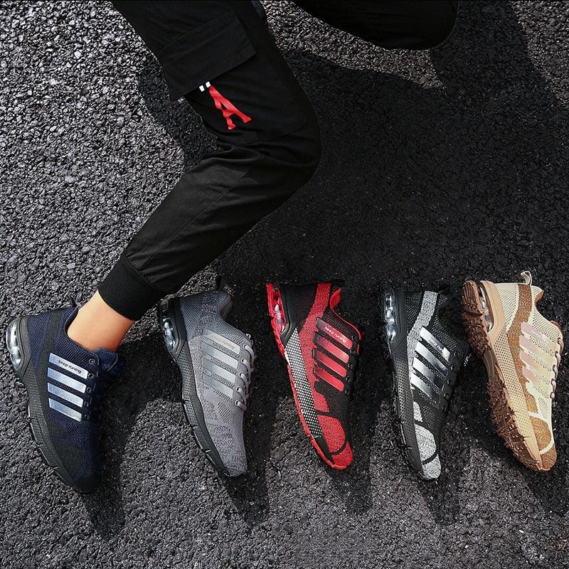 Men Air Cushion Running Sneakers Breathable Sport Shoes