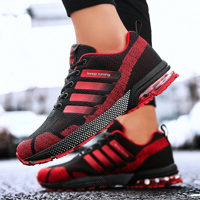 Men Air Cushion Running Sneakers Breathable Sport Shoes