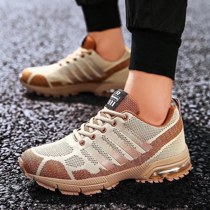 Men Air Cushion Running Sneakers Breathable Sport Shoes
