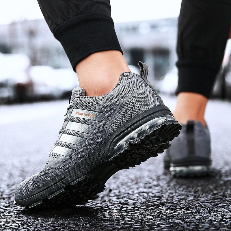 Men Air Cushion Running Sneakers Breathable Sport Shoes