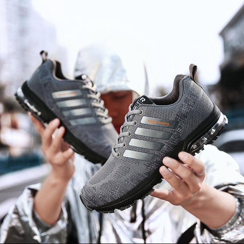 Men Air Cushion Running Sneakers Breathable Sport Shoes