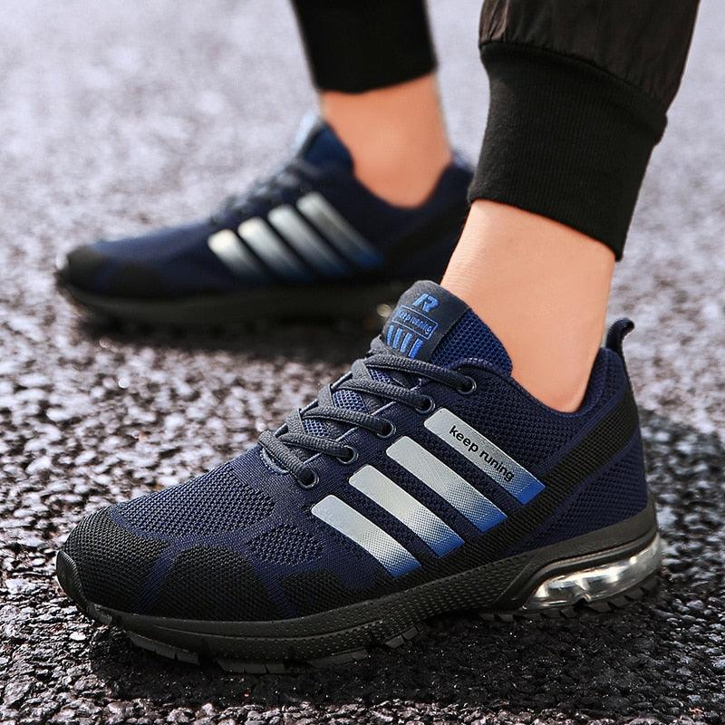 Men Air Cushion Running Sneakers Breathable Sport Shoes