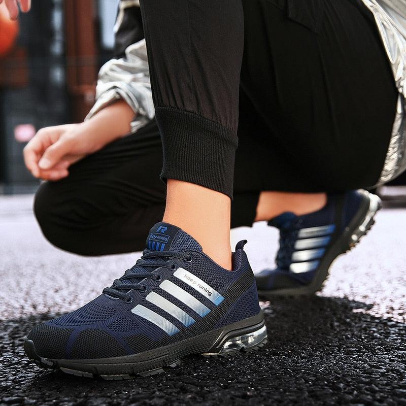 Men Air Cushion Running Sneakers Breathable Sport Shoes