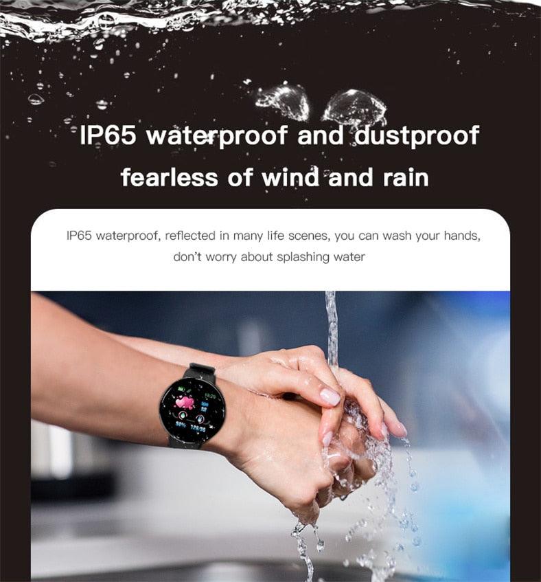 Smartwatch Heart Rate Fitness Tracker Waterproof Touch Screen Watch
